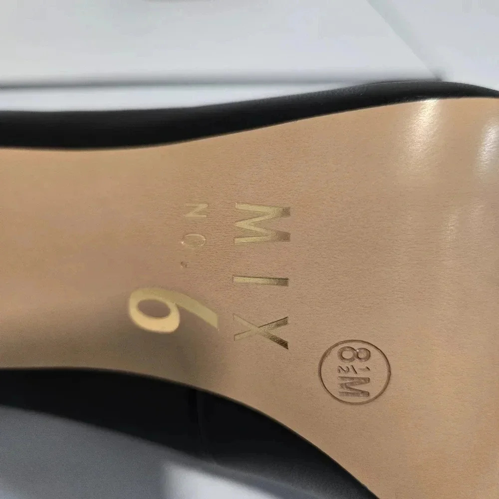 Max No. 6 Black Stiletto Heels – Classic Elegance with a Modern Twist - Picture 12 of 14
